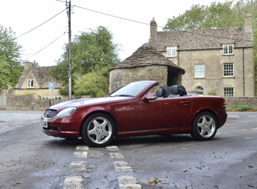 Mercedes Benz 320 SLK AMG Roadster.