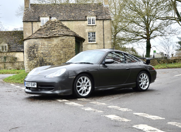 Porsche 911 Carrera with factory Aero kit.